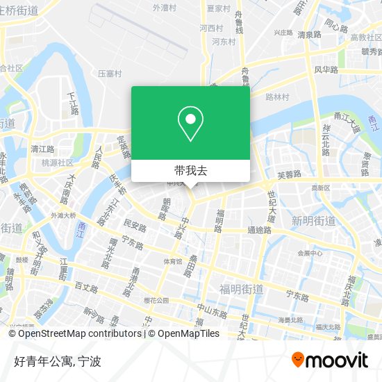 好青年公寓地图