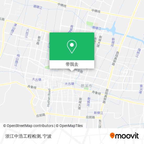 浙江中浩工程检测地图