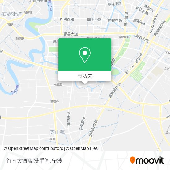 首南大酒店-洗手间地图