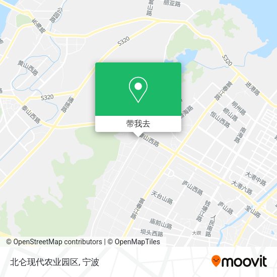 北仑现代农业园区地图
