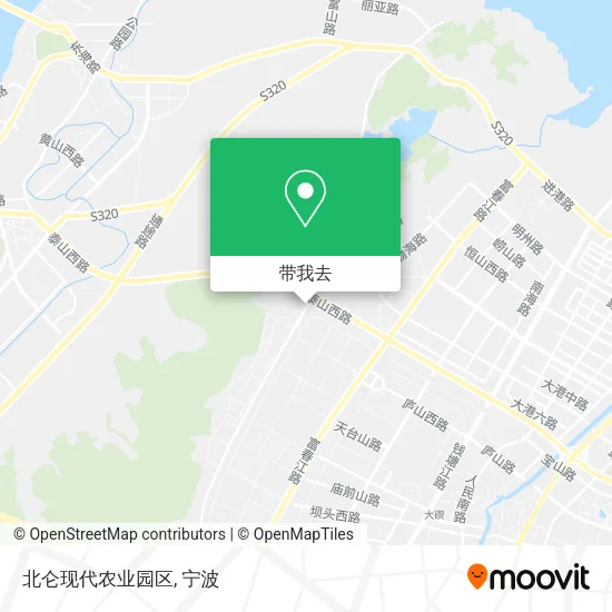 北仑现代农业园区地图