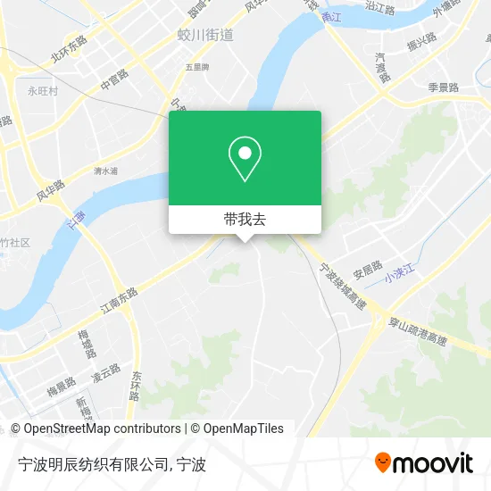 宁波明辰纺织有限公司地图