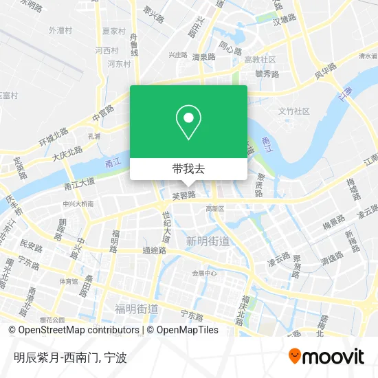 明辰紫月-西南门地图