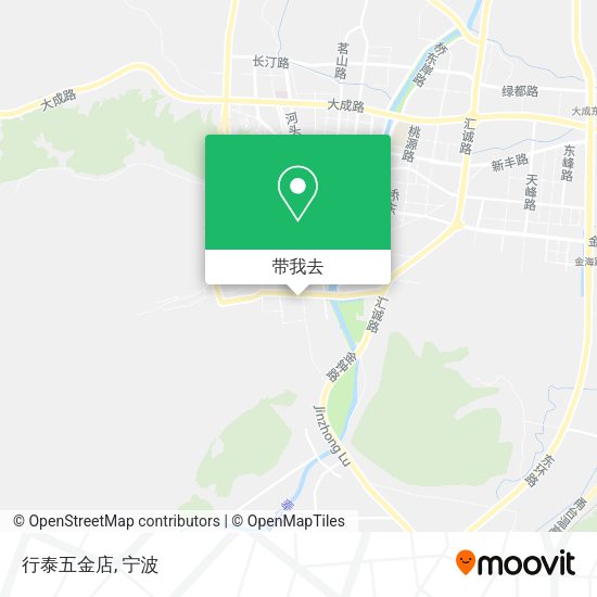 行泰五金店地图