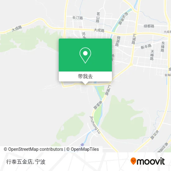 行泰五金店地图