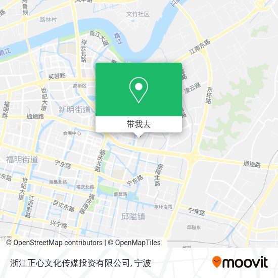 浙江正心文化传媒投资有限公司地图