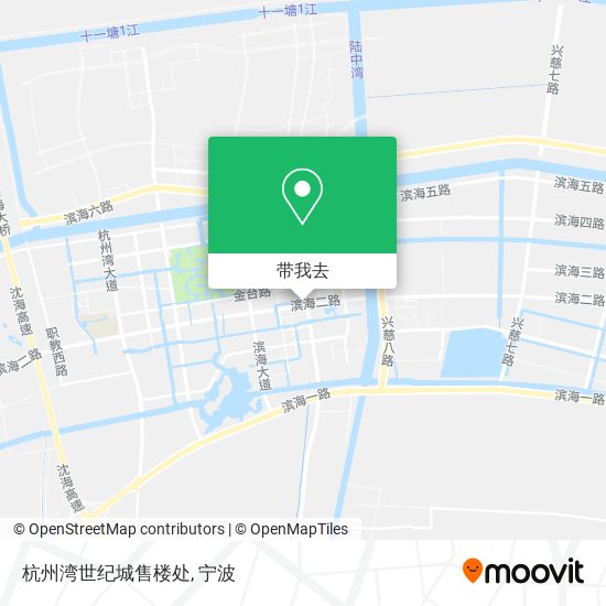杭州湾世纪城售楼处地图