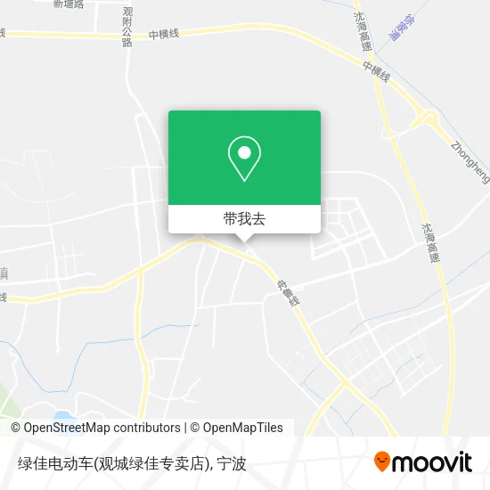 绿佳电动车(观城绿佳专卖店)地图