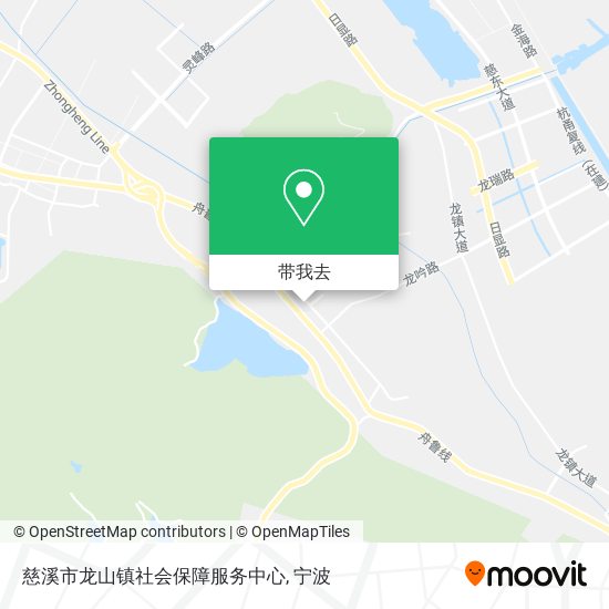 慈溪市龙山镇社会保障服务中心地图