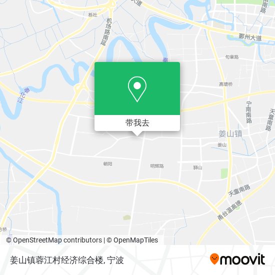 姜山镇蓉江村经济综合楼地图