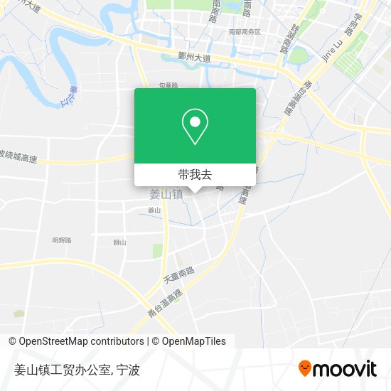 姜山镇工贸办公室地图