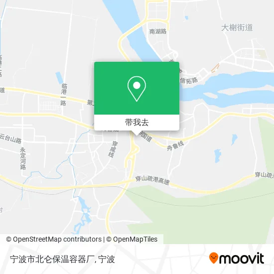 宁波市北仑保温容器厂地图