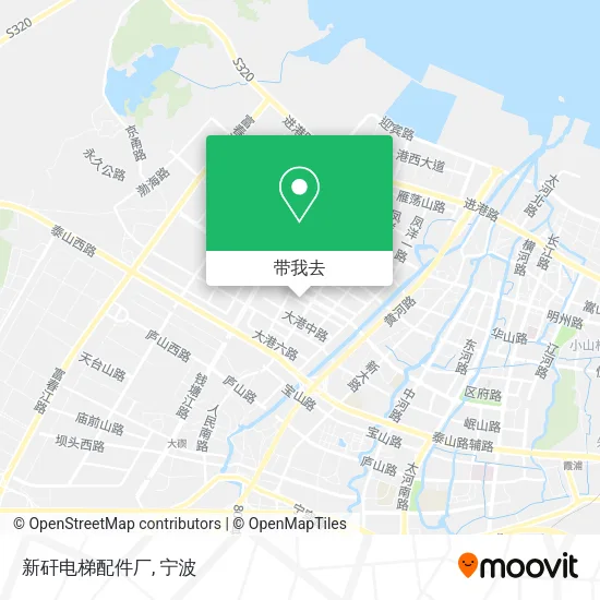 新矸电梯配件厂地图