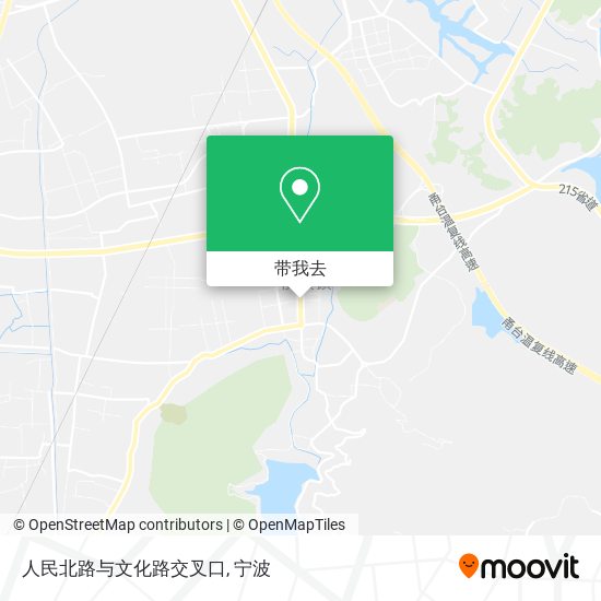 人民北路与文化路交叉口地图