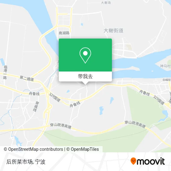 后所菜市场地图
