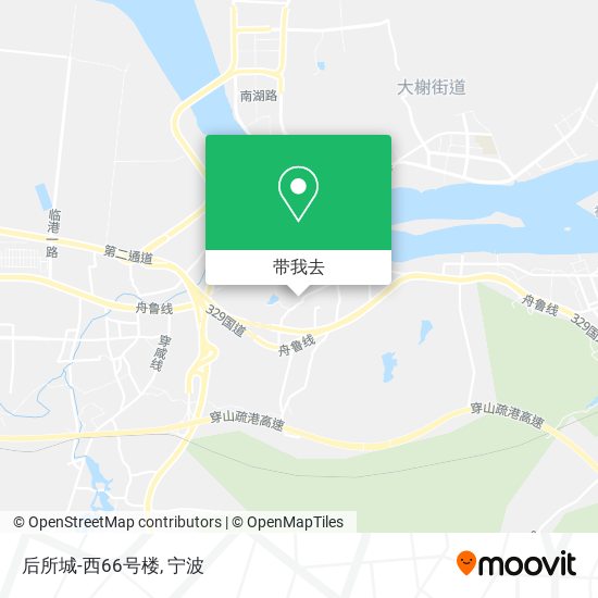 后所城-西66号楼地图