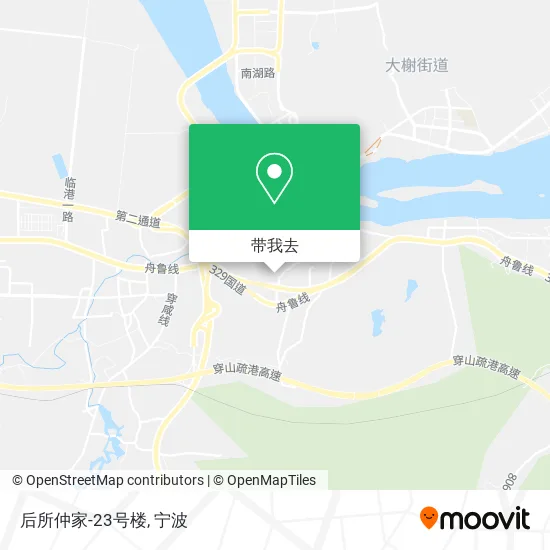 后所仲家-23号楼地图