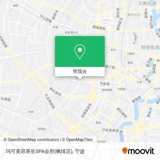 玛可美容养生SPA会所(枫情店)地图