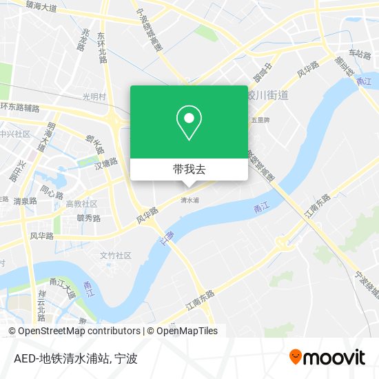 AED-地铁清水浦站地图