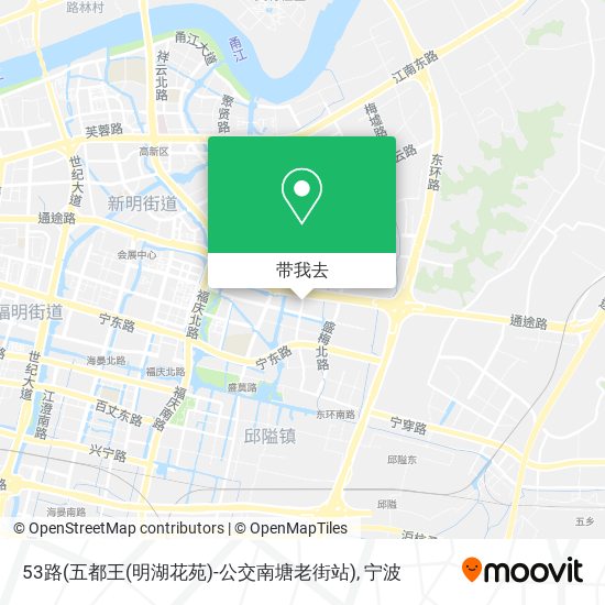 53路(五都王(明湖花苑)-公交南塘老街站)地图