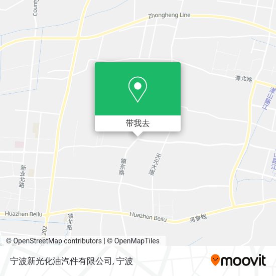 宁波新光化油汽件有限公司地图