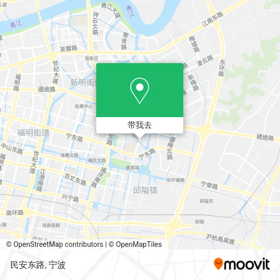 民安东路地图