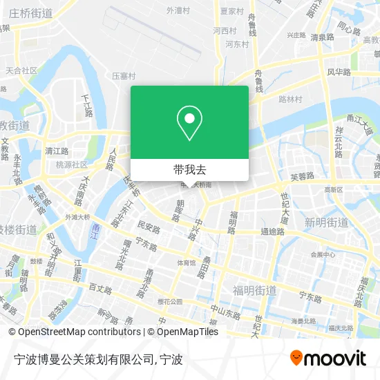 宁波博曼公关策划有限公司地图