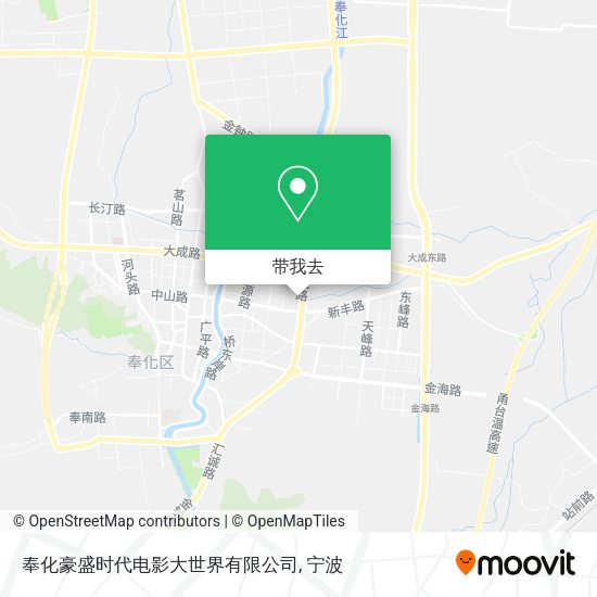 奉化豪盛时代电影大世界有限公司地图