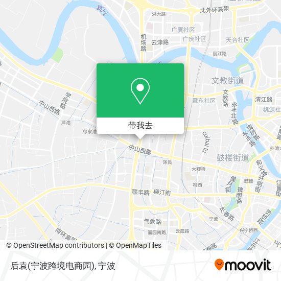 后袁(宁波跨境电商园)地图