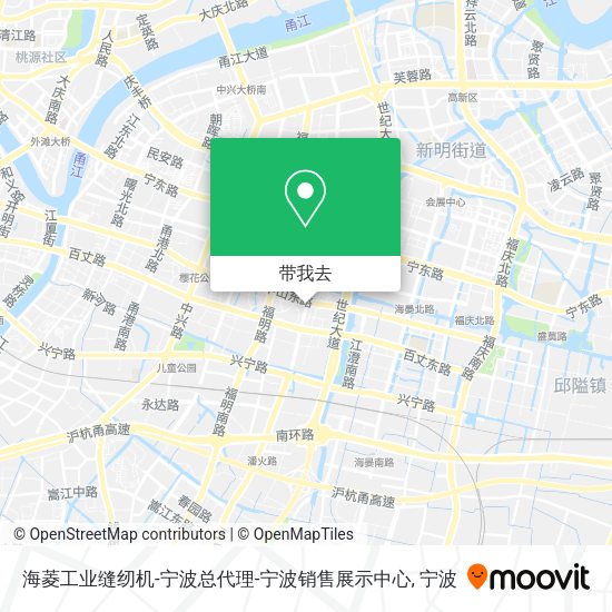 海菱工业缝纫机-宁波总代理-宁波销售展示中心地图