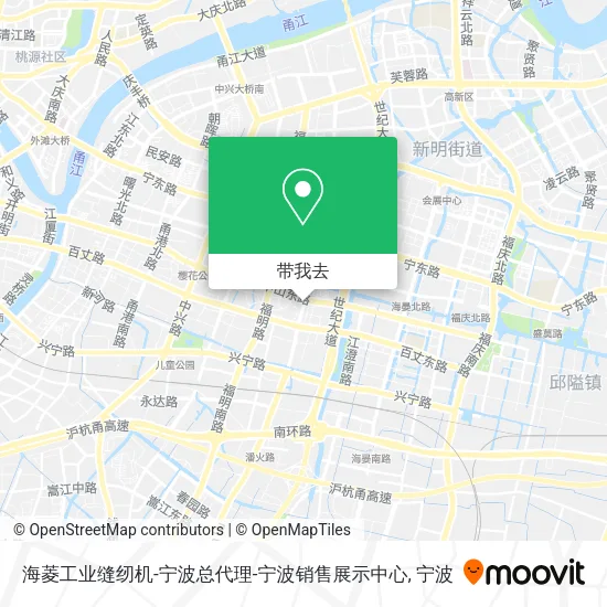 海菱工业缝纫机-宁波总代理-宁波销售展示中心地图