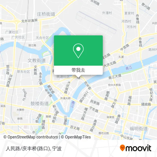 人民路/庆丰桥(路口)地图