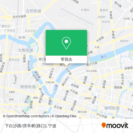 下白沙路/庆丰桥(路口)地图