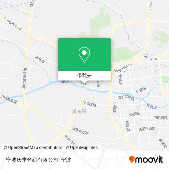 宁波庆丰色织有限公司地图