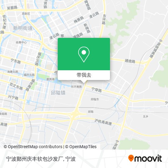 宁波鄞州庆丰软包沙发厂地图