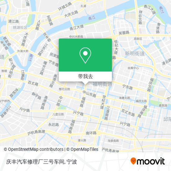 庆丰汽车修理厂三号车间地图