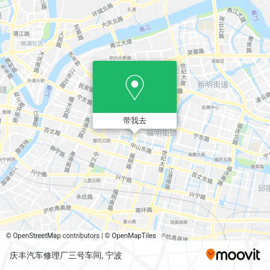 庆丰汽车修理厂三号车间地图