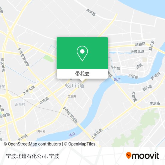 宁波北越石化公司地图