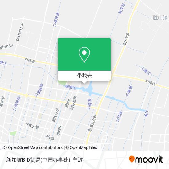 新加坡BID贸易(中国办事处)地图