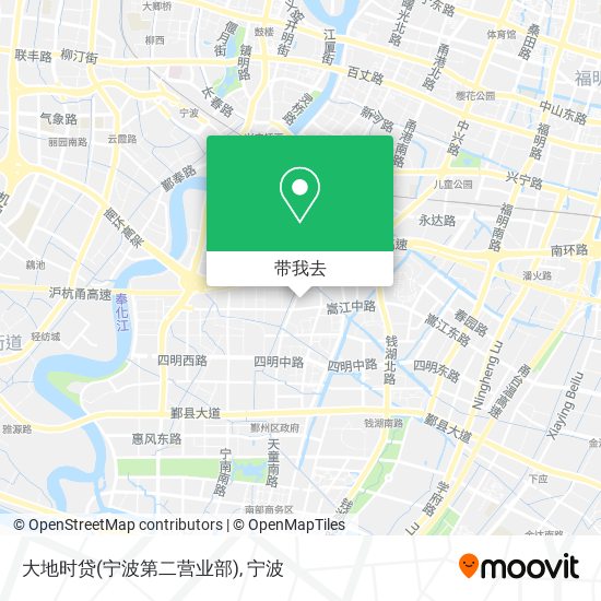 大地时贷(宁波第二营业部)地图