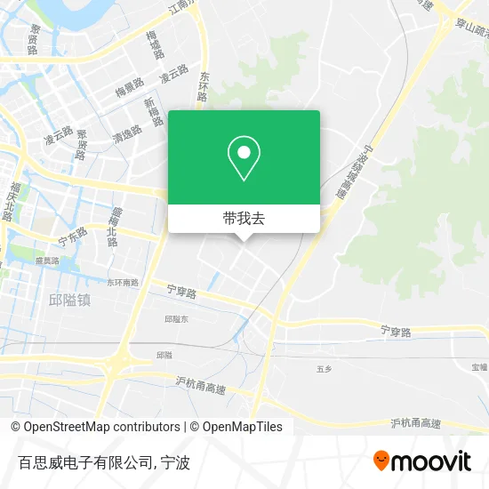 百思威电子有限公司地图