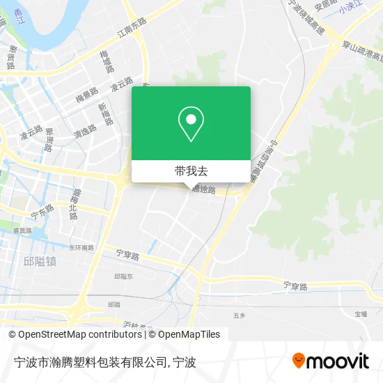 宁波市瀚腾塑料包装有限公司地图