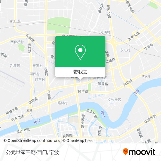公元世家三期-西门地图