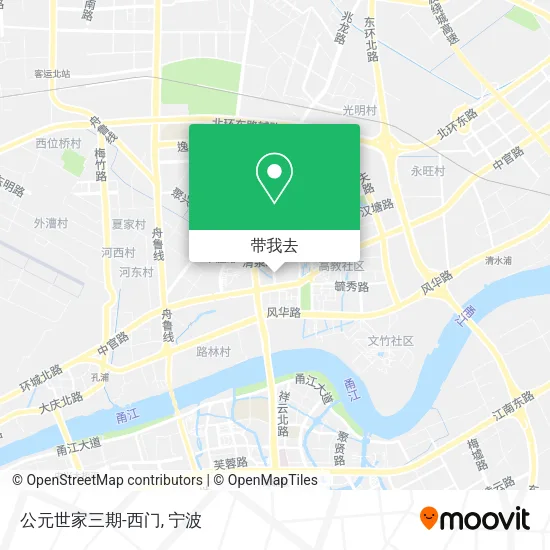 公元世家三期-西门地图