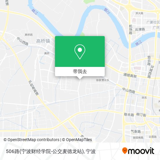 506路(宁波财经学院-公交麦德龙站)地图