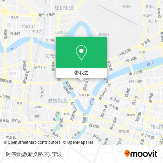 阿伟造型(新义路店)地图