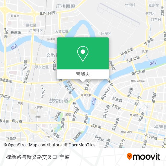 槐新路与新义路交叉口地图