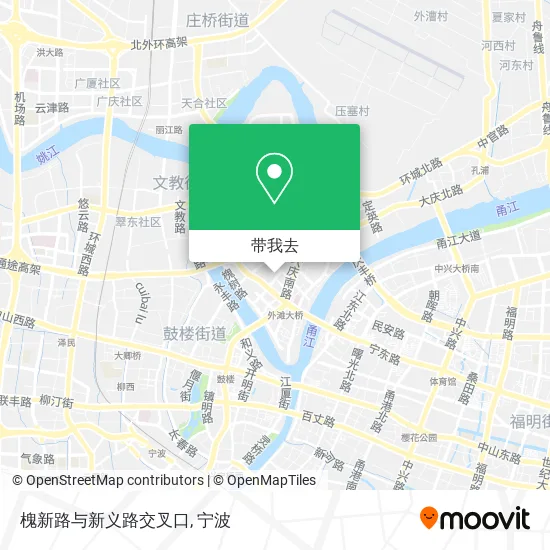 槐新路与新义路交叉口地图