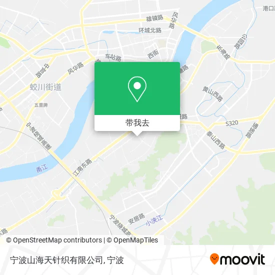 宁波山海天针织有限公司地图