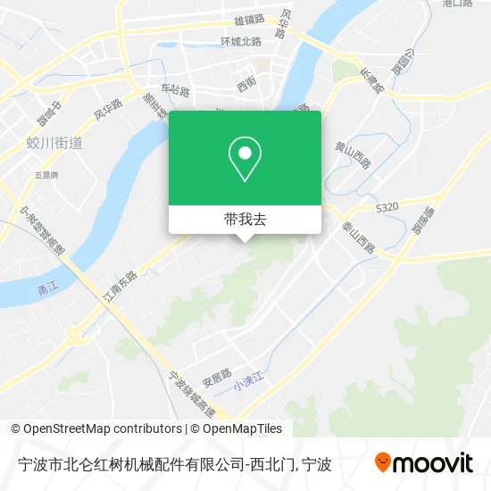 宁波市北仑红树机械配件有限公司-西北门地图